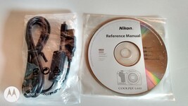 NIKON L610 CoolPix Reference Manual CD &amp; Camera Cable - £7.05 GBP