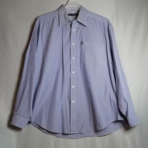 Tommy Hilfiger Men&#39;s Blue/White Stripe Button Down Long Sleeve Shirt Size  XL - £12.51 GBP
