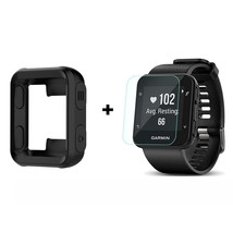 For Garmin Forerunner 35 Case, Silicone Case With Screen Protector (2 Pa... - $14.99