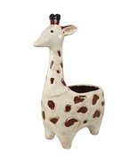  Giraffe Planter VDC110 Ceramic Small Plant Succulent Pot 10&quot; H - $621.83 MXN