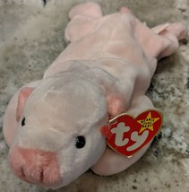 TY SQUEALER THE PIG BEANIE BUDDY - MINT with MINT TAGS - CANADIAN TUSH TAG - £11.95 GBP