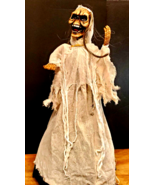 29&quot; Animated Screaming Witch Halloween Decoration Battery Operated. Watc... - £44.39 GBP