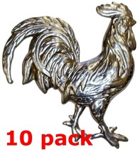 Metal Stampings Rooster Bird Fowl Male Chicken Cockerel STEEL .020&quot; Thic... - £30.59 GBP