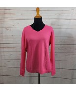 Charter Club Ladies Luxury Cashmere French Rose V-Neck Pullover Sweater ... - £58.33 GBP