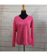 Charter Club Ladies Luxury Cashmere French Rose V-Neck Pullover Sweater ... - $101.55 CAD