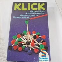 Vintage Schmidt International Klick magnet game magnetic pick up sticks ... - $28.00