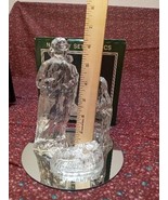 Glass Nativity Set 4 Christmas Jesus Mary Joseph Mirror Decorations Holi... - $6.10 CAD