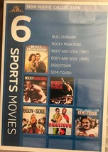 6 Sports Movie Collection-  Bull Durham - Rocky Marciano - Body and soul  NEW - £7.95 GBP