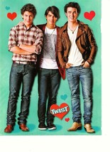 Jonas Brothers teen magazine pinup clipping Twist tight jeans sucker - £1.17 GBP