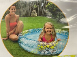 Intex Stargaze~STARS POOL~ Inflatable Kiddie Pool, 48&quot; x 10&quot; Easy Set Up~Ages 2  - £12.57 GBP