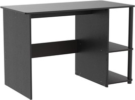 Shw Cyrus Home Office Desk In Espresso With Shelves. - £57.78 GBP