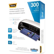 Fellowes Thermal Laminating Pouches, Letter Size Sheets, 3mil, 300 Pack,... - £45.16 GBP