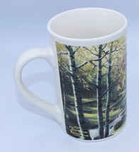 Ceramic Coffee Mug Thomas Kinkade The Aspen Chapel 2001 16 FL OZ - £8.87 GBP