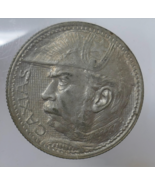 Brazil 1935 Duke of Caxias 2000 Reis Silver Coin - $270.14 MXN