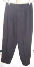 Lauren Ralph Lauren Petite Wool Black Pin Stripe Pants Misses Size 10P - $19.79