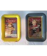 2 Campbell&#39;s Soup Collectible Coin Trays from THE OPTIMIST Series 1994 - £13.54 GBP