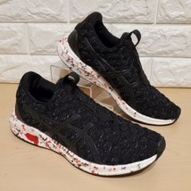  Asics HyperGel Kenzen Mens Size 9 Running Shoes Black Red White T8FON - $99.98