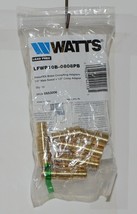 Watts LFWP10B0808PB WaterPex Brass CrimpRing Adapter Male Sweat Crimp Bag of 10 image 1