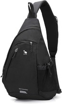 Crossbody Backpack Shoulder Sling Travel Sport Book-bag Zippered Pocket Outdoor - £29.85 GBP