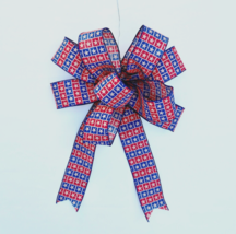 Patriotic Decorative Ribbon Bow for Wreath - £10.15 GBP