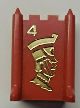 1970 Milton Bradley Stratego Board Game Replacement &quot;Red 4 Major&quot; PB113 - £1.56 GBP