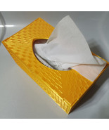 3D Printed Designer Facial Tissue Dispenser Box Cover Holder Gold - $41.55 CAD
