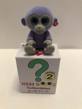 Ty Beanie Boos - Mini Boo Figures Series 2 - Blueberry The Monkey (2 inc... - £5.89 GBP