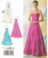 Misses Jessica McClintock Strapless Evening Gowns Dress Bolero Sew Patte... - €8,61 EUR