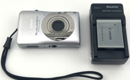 Canon PowerShot ELPH SD1300 IS Digital Camera Silver 12.1 MP 4x Zoom HD ... - $182.95