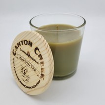 NEW Canyon Creek Candle Company 8oz tumbler jar CUCUMBER MELON scent Han... - $18.94