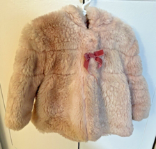 Rothschild Pink Faux Fur Coat (2T) - £17.74 GBP