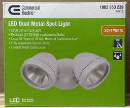 Commercial electric led dual spot light  White 1002863239 - $195.20 MXN