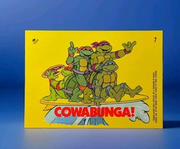 Vintage 1989 Teenage Mutant Ninja Turtles Topps Sticker Card Cowabunga #... - $8.00