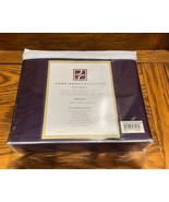 Concierge Collection Twin Purple Plum 300 Thread Count Pima Cotton Sheet... - $27.06 CAD