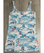 LILLY PULITZER WATCH OUT LIGHTHOUSE STRETCH TANK TOP Size XS NWOT - £22.82 GBP