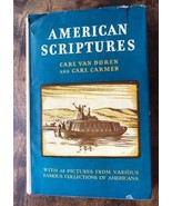1946 AMERICAN SCRIPTURES BOOK CARL VAN DOREN AND CARL CARMER - HC/ DJ SI... - $54.16 CAD