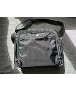 Dell Black Laptop Briefcase Bag 17&quot; Shoulder Strap Computer Nylon Case - $18.37