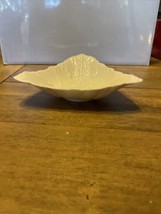Vintage LENOX Bone China Triangle Candy/Nut Dish Embossed Pattern “Special” - $14.52