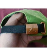 Nike Michael Jordan Hat Green Lime Adjustable With Leather Strap - $34.30 CAD