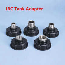 1000L IBC Tote Tank Drain Adapter 304 Stainless Steel Spout Fittings Replacement - £2.38 GBP+