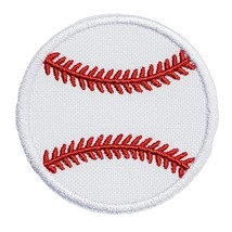 Baseball Embroidered Applique Iron/Sew On Patch Sports Play - £4.34 GBP+