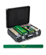 600-Piece Poker Chip Set 14 Gram Claytec Chips with Carrying Case-Black ... - €132,19 EUR