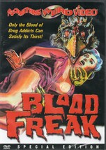 BLOOD FREAK (dvd) *NEW* turkey-monster-anti-drug-pro-Jesus-gore film, OOP - £27.96 GBP