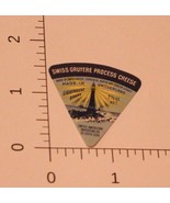 Vintage Swiss Gruyere Process Cheese Label Switzerland  - $114.33 MXN