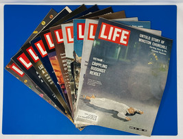 LIFE Magazine Lot of 10 April-June 1966, Churchill, Christie Jackie Taylor Mame - £23.54 GBP