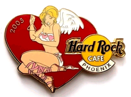 2005 Hard Rock Cafe Phoenix Angel Heart Pin Triangle Music LE 100 Valent... - $19.99