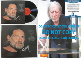 Willie Nelson autographed sings Kristofferson album vinyl record proof Beckett  - £582.52 GBP