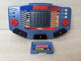 Works Vintage Jeopardy Tiger Electronic Handheld Game With Cartridge 1995 - £6.14 GBP