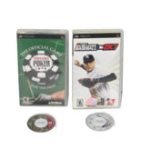 Sony PSP Game Lot of 4 Mahor League Baseball, FIFA Soccer, Poker, SOCOM - £11.72 GBP