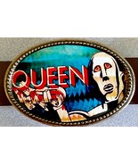 QUEEN Rock Group Epoxy PHOTO MUSIC BELT BUCKLE   - NEW! - $24.09 CAD